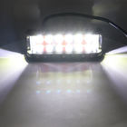 2 Baris 30V 330W Multi Color LED Light Bar Amber Tiga Sisi