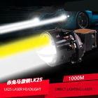 Sepeda Motor LED Chip Bi Laser Headlight Bulbs, 5500K Laser Beam Headlights