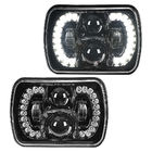 60W 5X7 Inch Square Offroad Jeep Lampu Kabut Halo Sealed Beam
