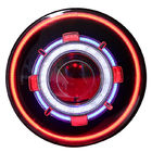 7 Inch Round LED Demon Eye Halo Headlights Untuk Jeep Wrangler