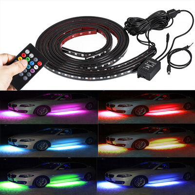4 pcs Lampu Bagian Bawah Bodi LED Untuk Mobil