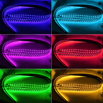 4 pcs Lampu Bagian Bawah Bodi LED Untuk Mobil