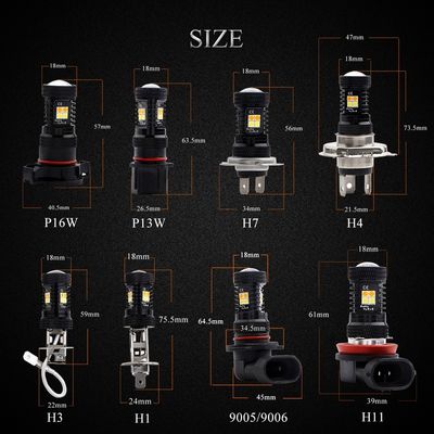 Lampu Kabut LED Otomotif 16SMD