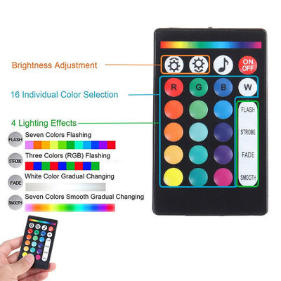 Kit Underglow LED RGB IP65 5050 Pengejaran Warna Fleksibel