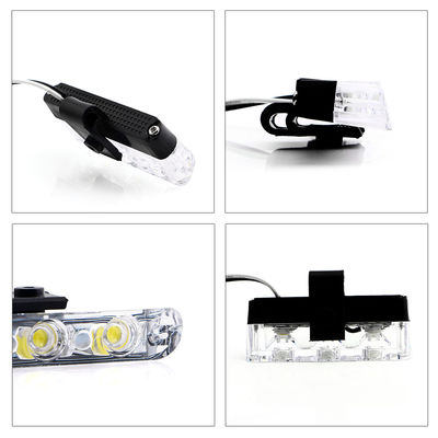 Auto 8000K 240lm LED Lampu Peringatan Strobo Remote Nirkabel