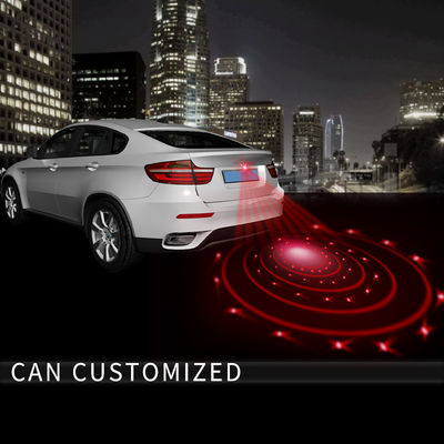 12v 24v Ekor Belakang Mobil Jarak Pintu Kabut Laser Laser Proyector Anticolision Para Coches Lampu Proyeksi Logo Led