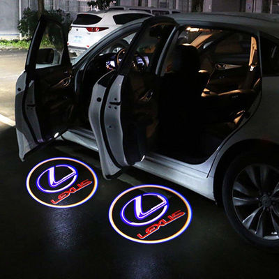 Proyektor Lampu Pintu Logo Mobil 6.5CM